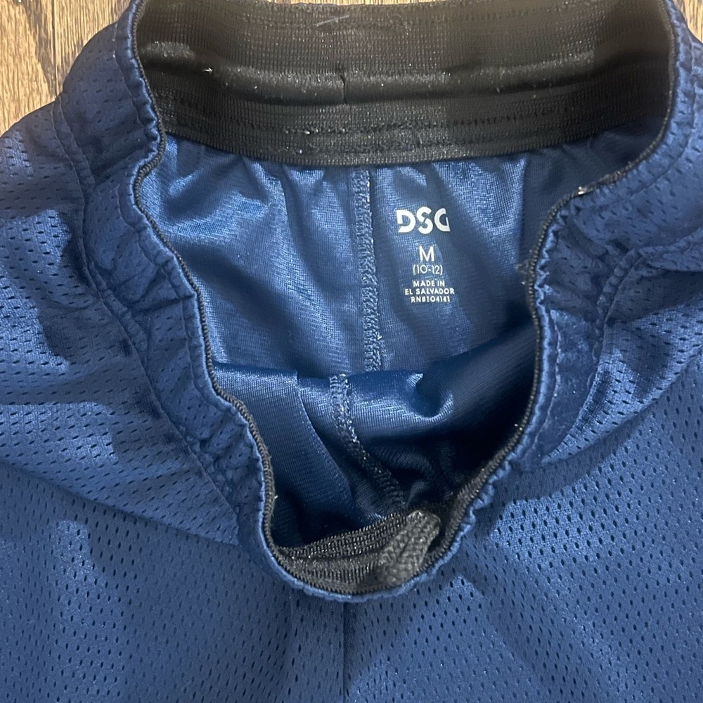 Boy’s Navy Blue Athletic Shorts - Picture 2 of 3